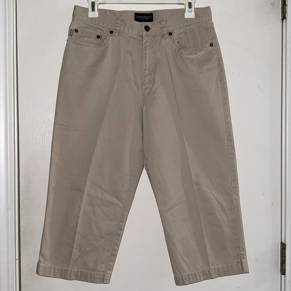 Ralph Lauren - Lauren Jeans Co - Khaki Capri - Size 10P